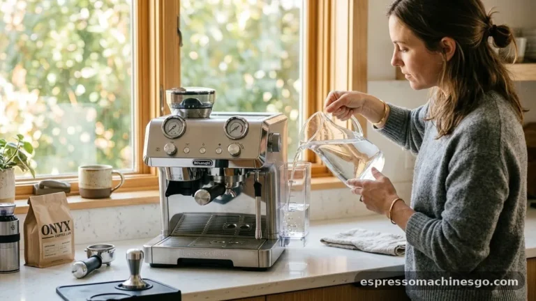 delonghi espresso machine how to use