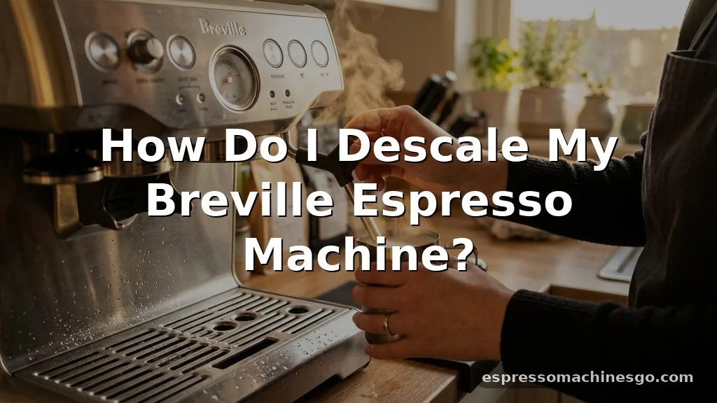 how do i descale my breville espresso machine