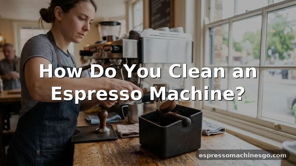 how do you clean an espresso machine