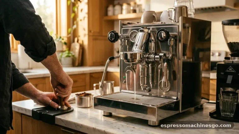 how does an espresso machine work