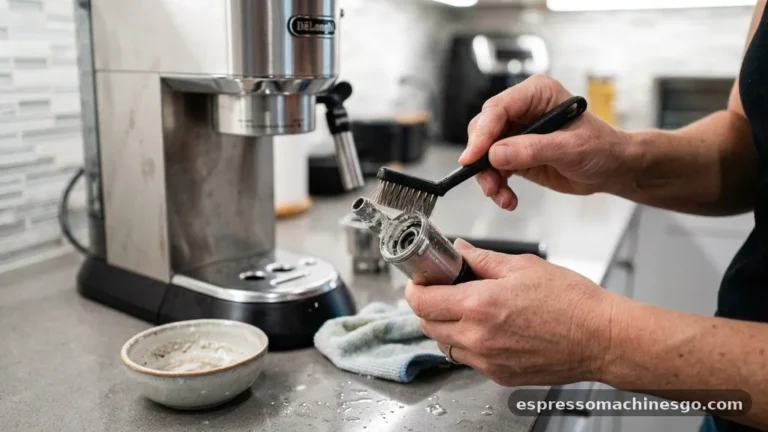how to clean delonghi espresso machine