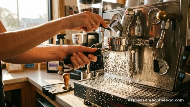how to clean espresso machine