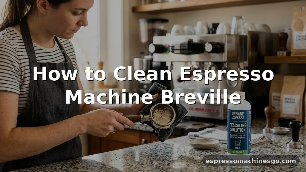 how to clean espresso machine breville
