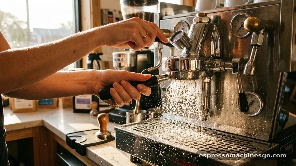 how to clean espresso machine
