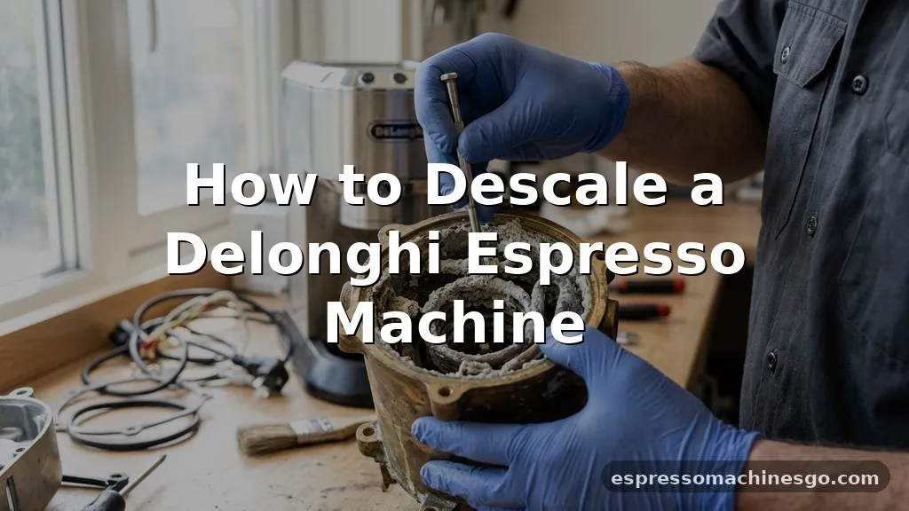 how to descale a delonghi espresso machine