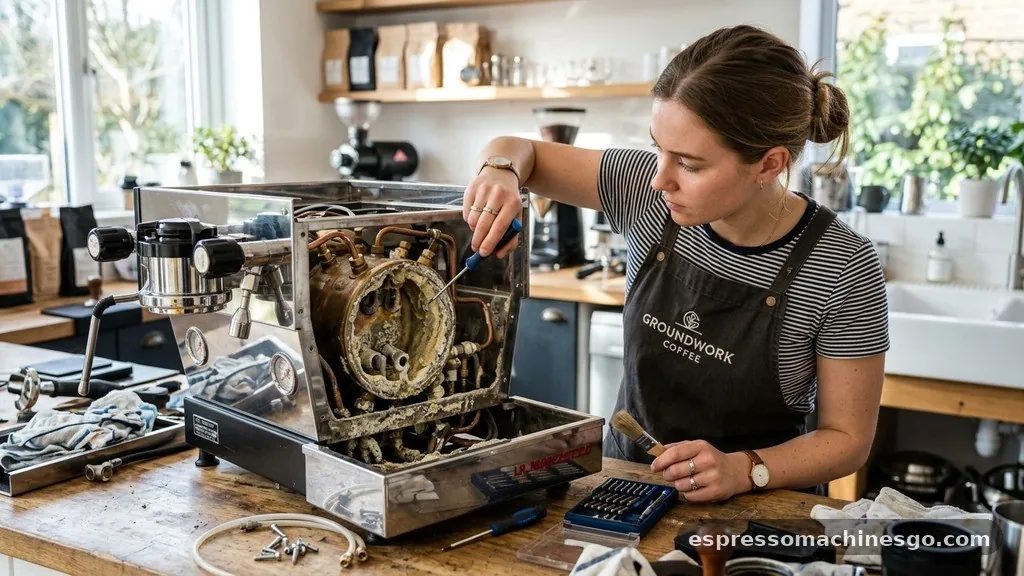 how to descale breville espresso machine