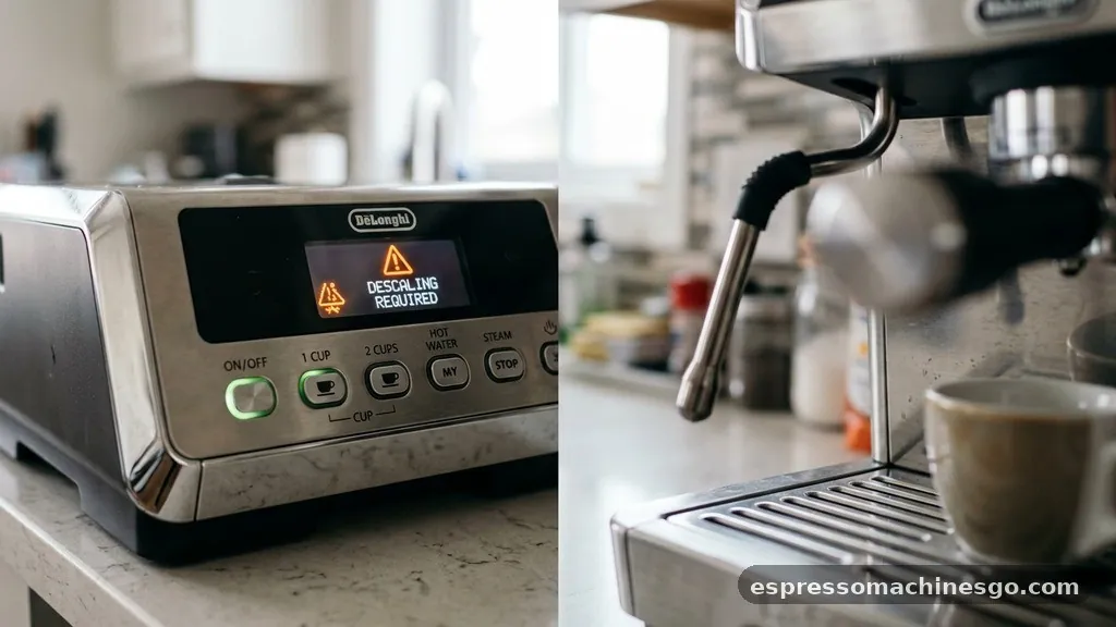 how to descale delonghi espresso machine