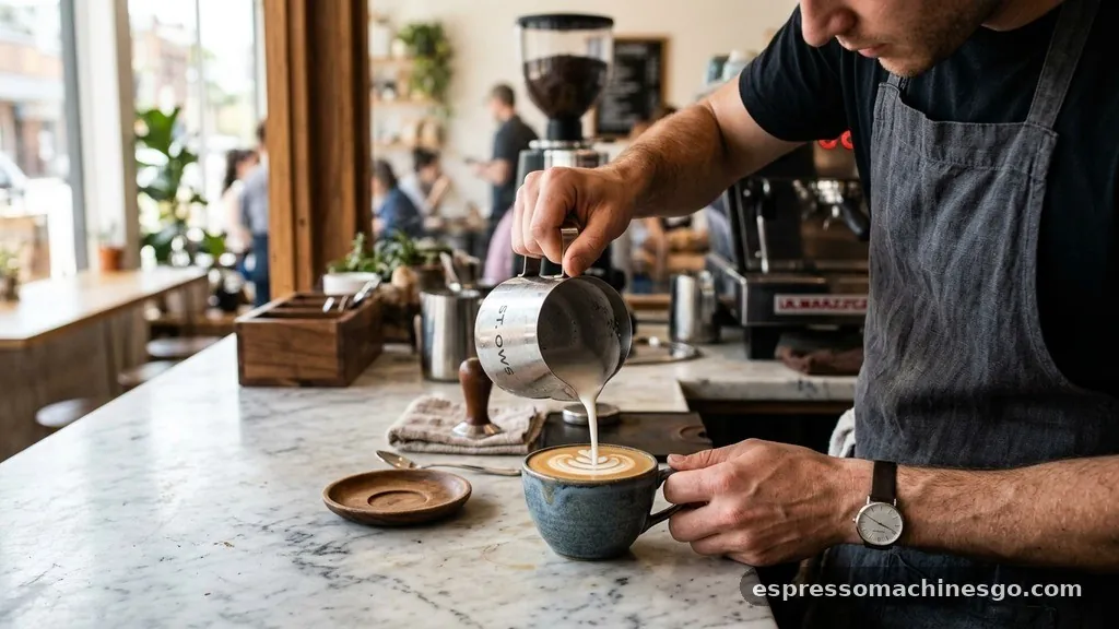 how to make latte with espresso machine