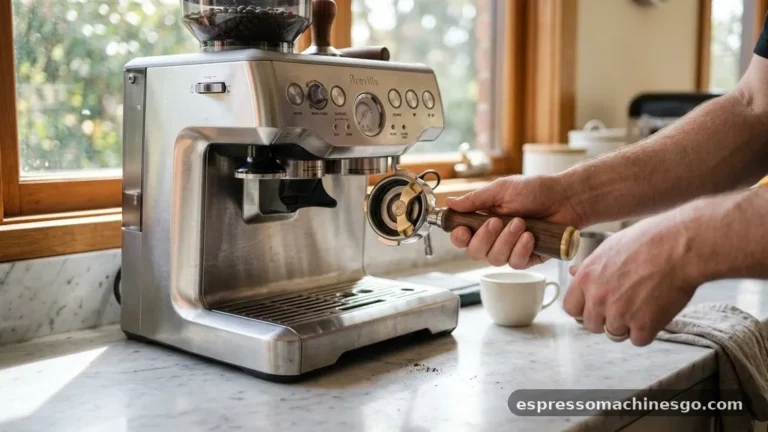 how to use the breville espresso machine