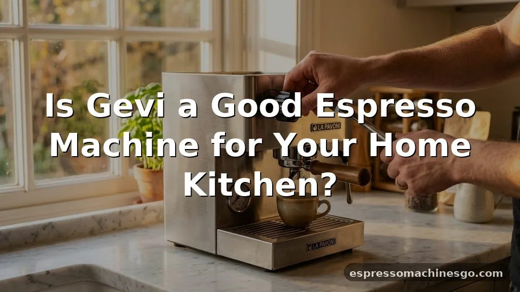 is gevi a good espresso machine