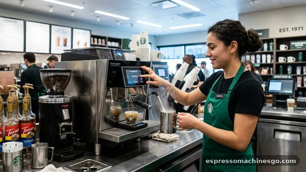 what espresso machine does starbucks use